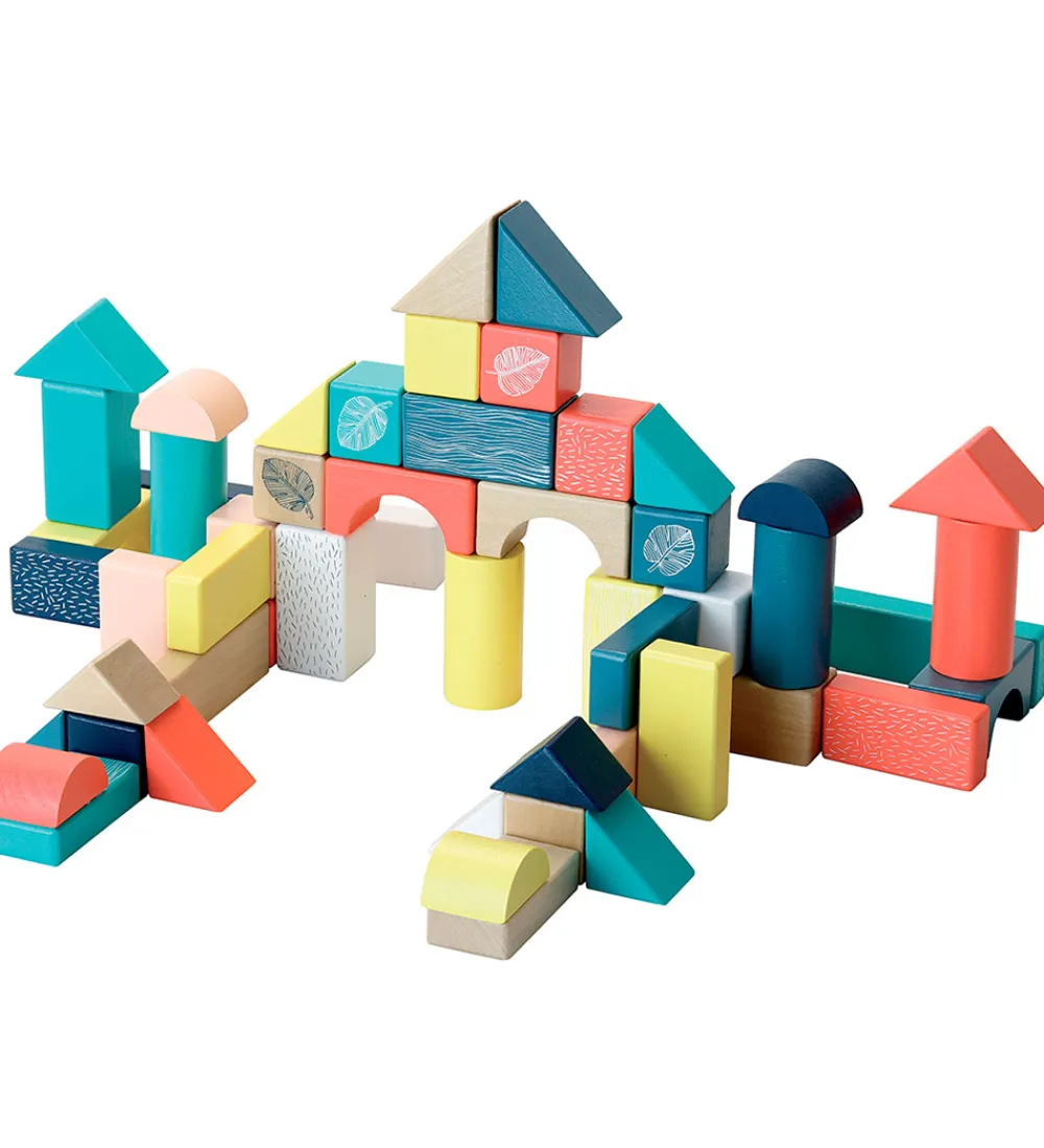 Vilac Stablelegetøj>Byggeklodser - 54 Dele