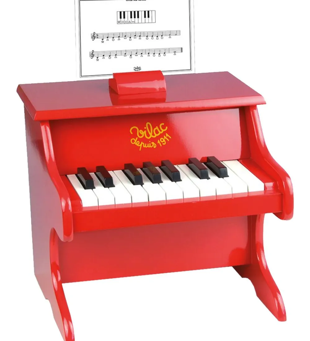 Vilac Musikinstrumenter>Klaver - Rød