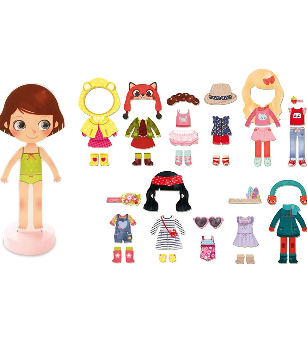 Vilac Magnetlegetøj>Påklædningsdukke - Magnetisk