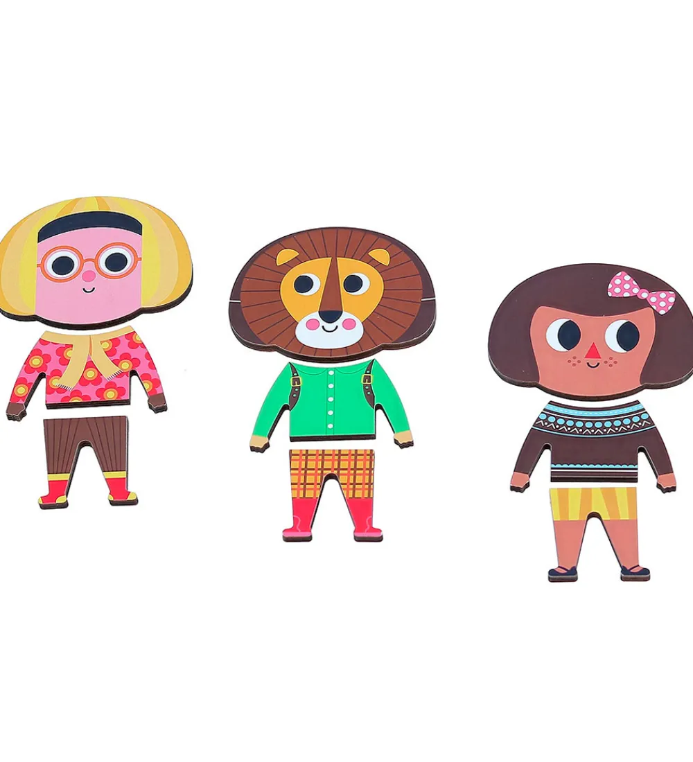 Vilac Puslespil|Trælegetøj>Puslespil - Træ - 6x3 Brikker - Jade