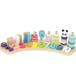 Vilac Trælegetøj|Stablelegetøj>Stablelegetøj - Træ - Lær Tal og Former