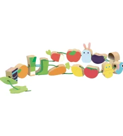 Vilac Perler>Træperler - 14 Dele - Grøntsager