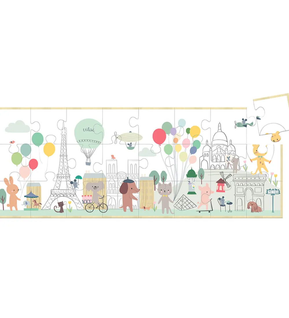 Vilac Puslespil>Træpuslespil - 24 Brikker - Paris