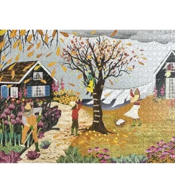 Vissevasse Puslespil>Puslespil - 1000 Brikker - Here Comes The Rain