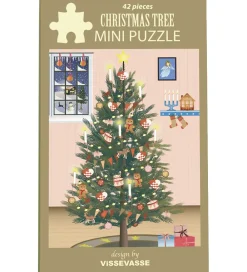 Vissevasse Puslespil>Puslespil - Mini - 10x13 cm - 42 Brikker - Christmas