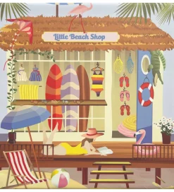 Vissevasse Puslespil>Puslespil - 15x21 cm - 150 Brikker - Little Beach Sho