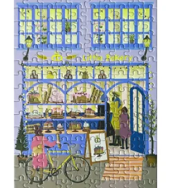 Vissevasse Puslespil>Puslespil - 15x21 cm - 150 Brikker - Little Bakery