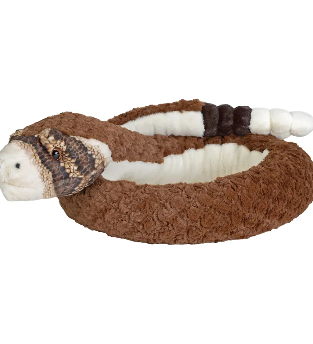Wild Republic Bamser>Bamse - Luxury Rattle Slange - 140 cm - Brun