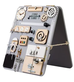 Woobiboo Trælegetøj>Woobiboard - Plus Standing - Grey/Natural