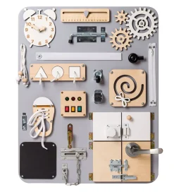 Woobiboo Trælegetøj>Woobiboard - Plus - Grey/Natural