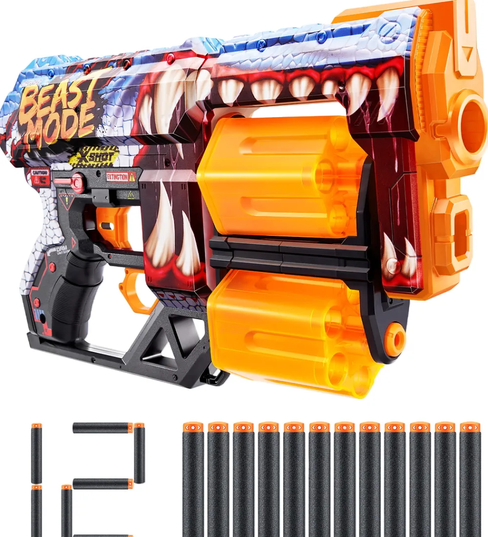 X-SHOT Udeleg Og Udendørs Legetøj>Skumgevær - Skins - Beast Out