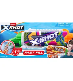 X-SHOT Udeleg Og Udendørs Legetøj|Vandleg>Vandpistol - Skins Pump Action Fast-Fill - 800 ml - Rippl