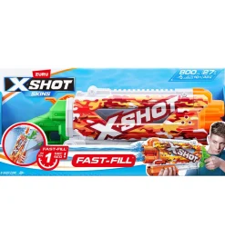 X-SHOT Udeleg Og Udendørs Legetøj|Vandleg>Vandpistol - Skins Pump Action Fast-Fill - 800 ml - Sun C