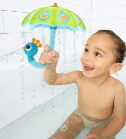 Yookidoo Badelegetøj>Badelegetøj - Fill 'N' Rain Peacock Umbrella - Grøn